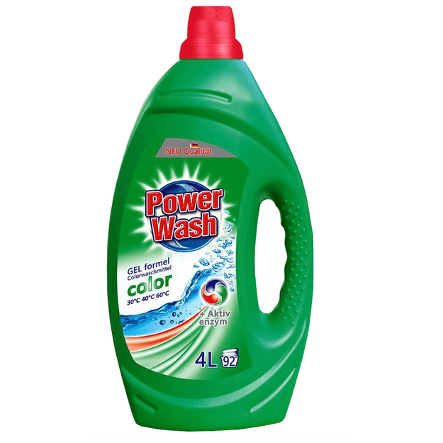 Skalbimo gelis Power Wash 4L Color